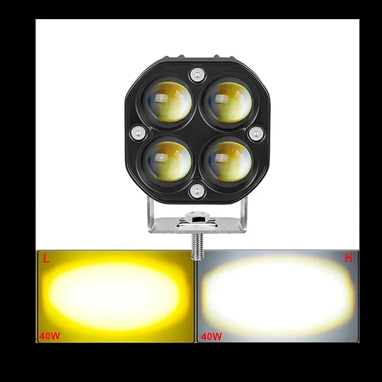 Faro Antiniebla Para Moto Proyector Externo
