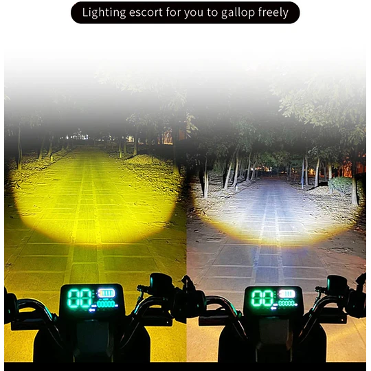 Faro Antiniebla Para Moto Proyector Externo
