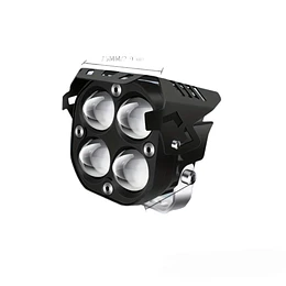 Faro Antiniebla Para Moto Led Bicolor