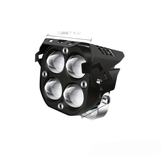 Faro Antiniebla Para Moto Led Bicolor