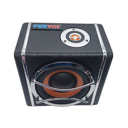 Subwoofer Amplificado Pervoi + Kit De Cables