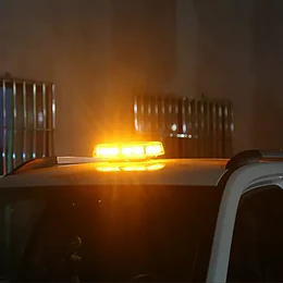 Baliza Luz Led Ámbar Techo Iman 12v Estroboscópica