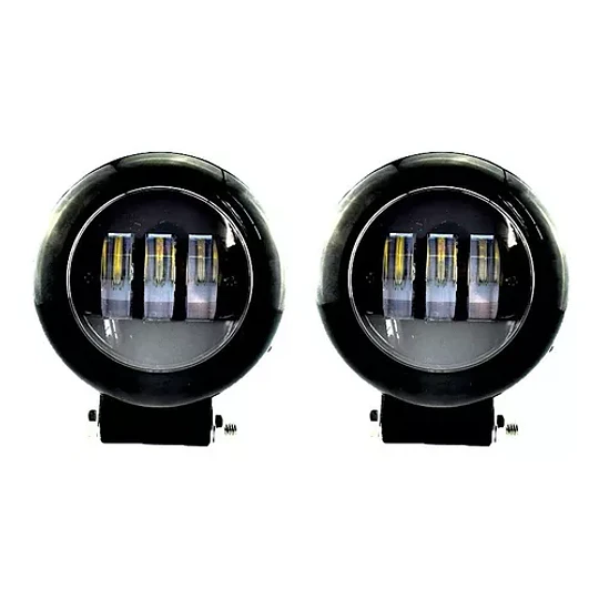 X2 Foco Luz Neblinero 30w Led Spot Auto Moto Caminoneta Lupa