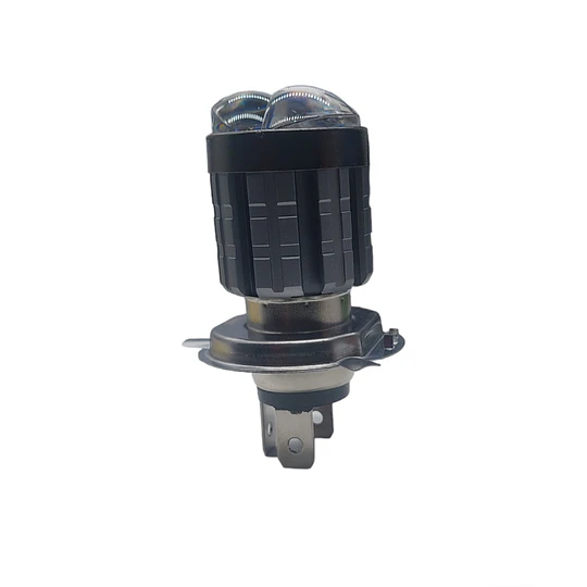 Ampolleta H4 Led Moto Luz, Lupa, Blanco Y Amarillo