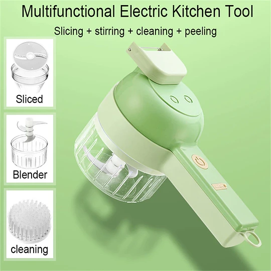 Triturador Vegetales Cortador Picador Eléctrico Usb 2 En 1