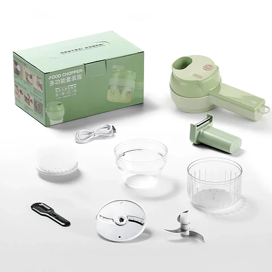 Triturador Vegetales Cortador Picador Eléctrico Usb 2 En 1
