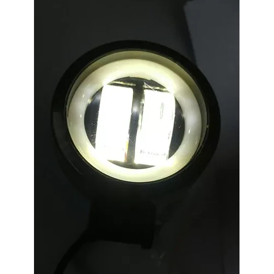  Faro  Hiper Led 20w Lupa 7d Ojo De Ángel Gel Blancofijo
