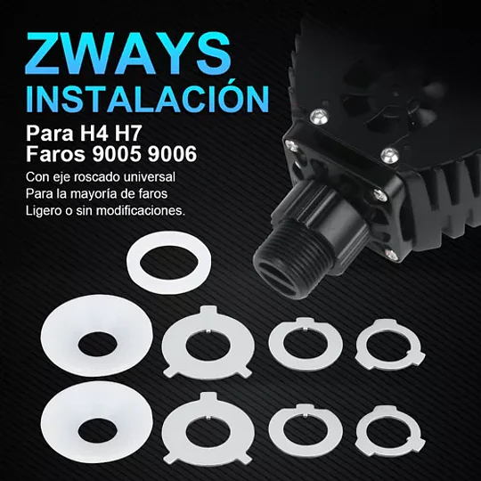 Foco Lupa Led Proyector Lente Faro De Auto Delantero