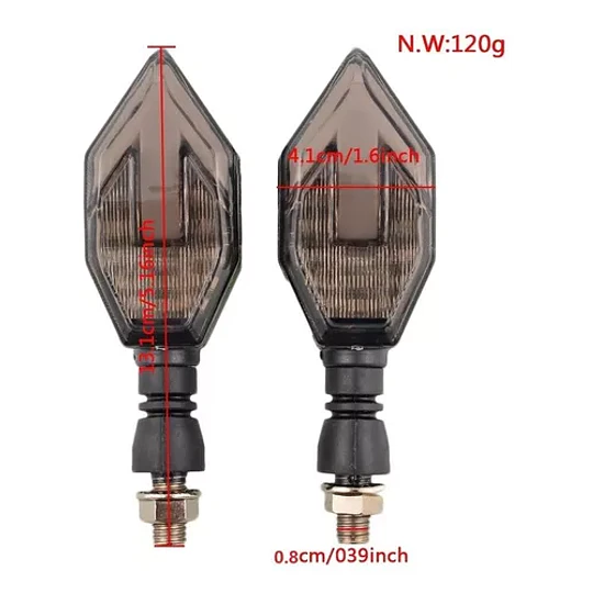 Kit Neblinero Luces Intermitentes Direccionales Led De Moto