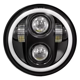 Faro Led De 5.75 Pulgadas, Con Halo Blanco Drl Para Harley S