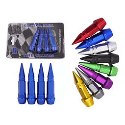 X4 Tapa Válvula Puntas Auto Moto Bicicleta Tuning