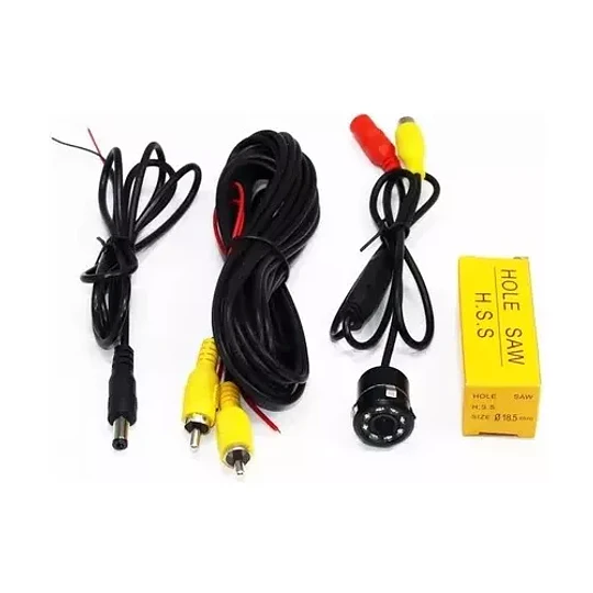 Camara De Reversa Hd Embutida 8 Led Retroceso Vision Nocturn