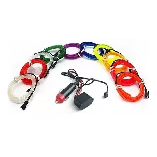 Luz Neon Para Interior De Auto 12v