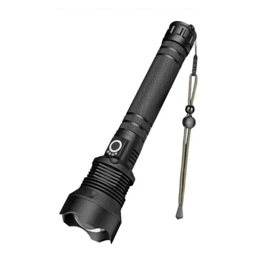 Potente Linterna Led P90 De Carga Usb Aleación De Aluminio