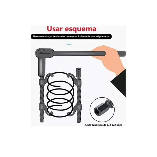 2 Compresor De Resortes Espirales (30129)