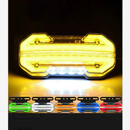 X4 Luz Led De Trocha Bicolor Cn Secuencial 12v/24v Flecha