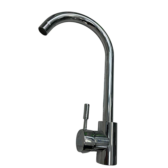 LLAVE MONOMANDO DE COCINA AGUA CALIENTE Y FRIA CROMADO (30174)