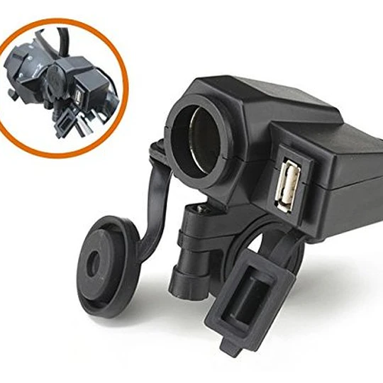  ENCENDEDOR USB CARGADOR DE TOMA DE CORRIENTE