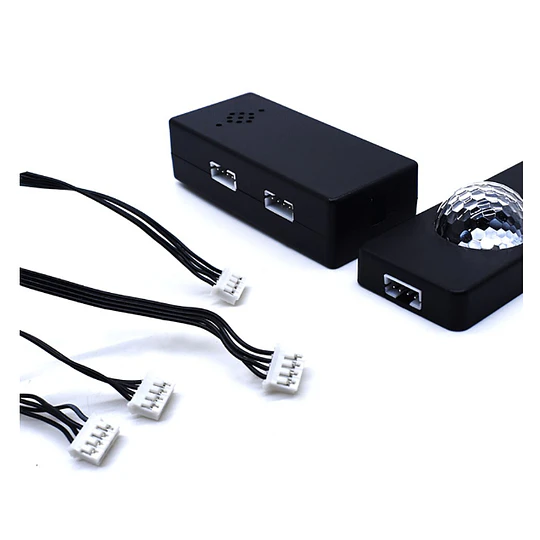 Kit 4 Luces Led Interior Auto Multicolor Sensor Sonido 21476