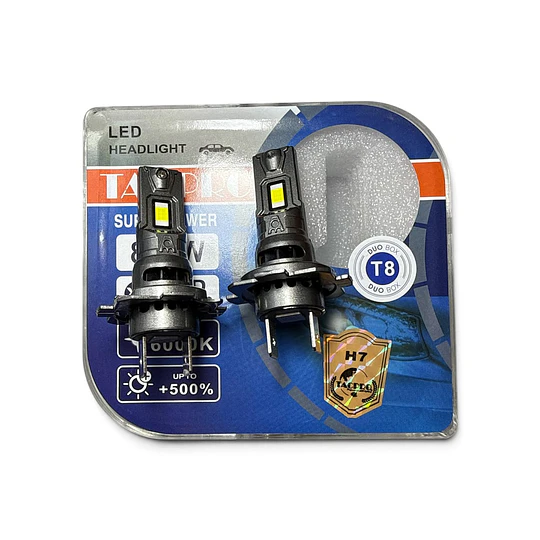 LED AUTO H7 X2 FULL ILUMINACION SIN CABLE Y VENTILADOR INCORPORADO