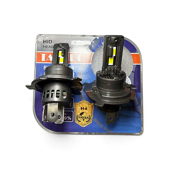 LED AUTO H4 X2 FULL ILUMINACION SIN CABLE Y VENTILADOR INCORPORADO
