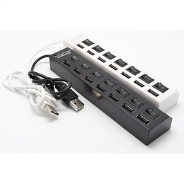 Multipuerto Hub 7 Usb Extension 7 Puertos Extensor Botones