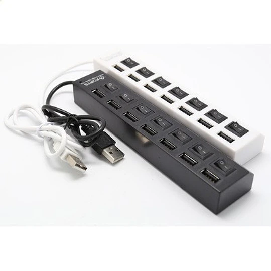 Multipuerto Hub 7 Usb Extension 7 Puertos Extensor Botones