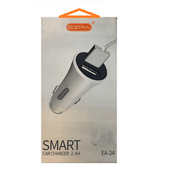 Adaptador de auto con cable tipo c