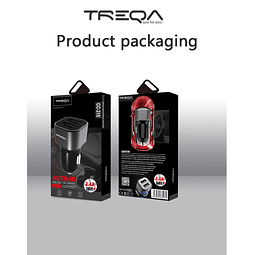 Adaptador de auto 2 usb (21390)