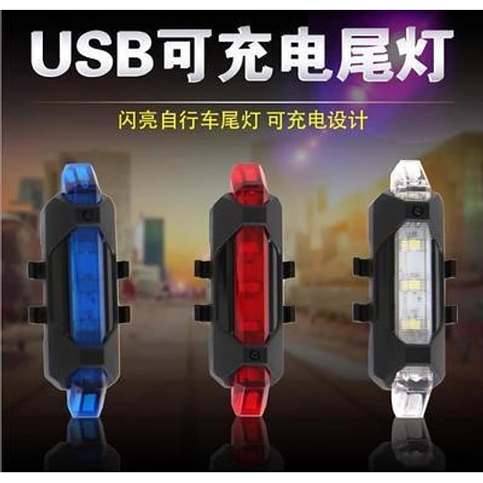 Luces de bicicleta recargable 