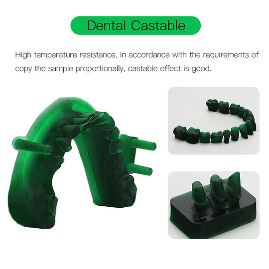 Resina Castable Dental Anycubic 500cc Verde - Image 3