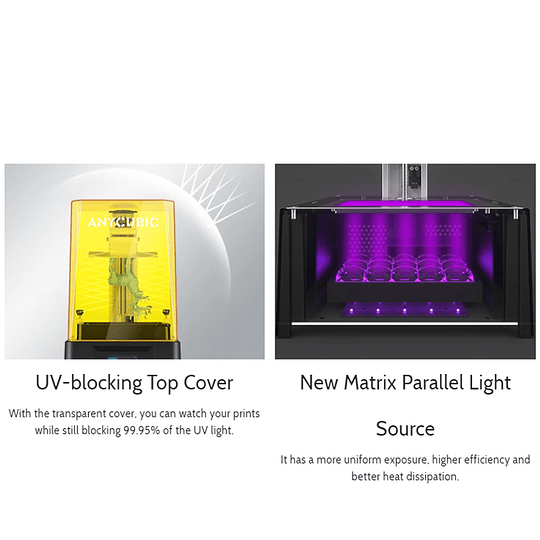 Impresora 3D Photon Mono + Wash Cure 2.0 + Resina UV 1 Litro - Image 12