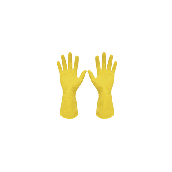 Guantes doméstico amarillo (12 pares) - TRESOR	