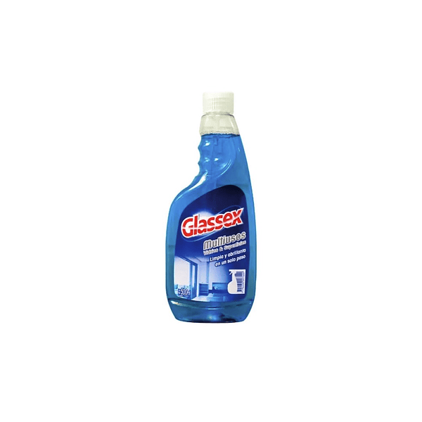 Limpiador Multiuso 500 ml sin gatillo GLASSEX