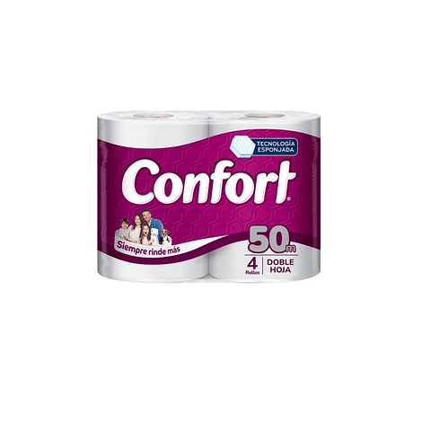 Papel higiénico 50 metros (32 rollos) - CONFORT
