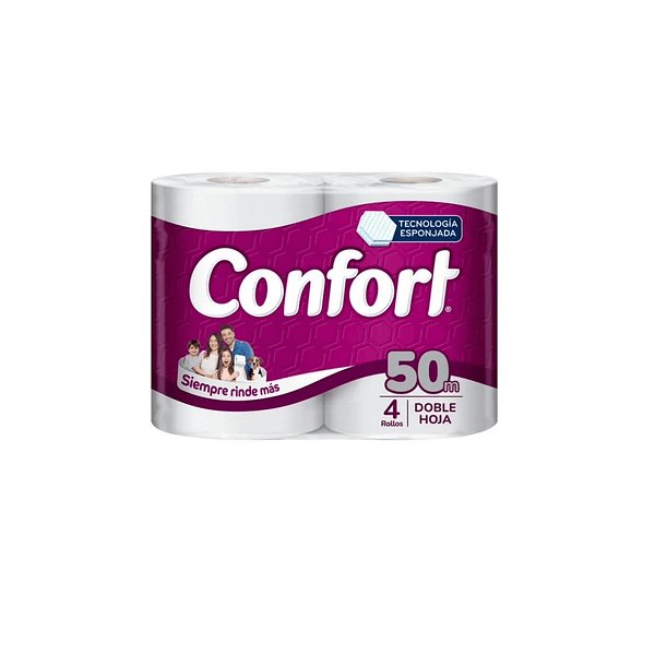 Papel higiénico 50 metros (32 rollos) - CONFORT