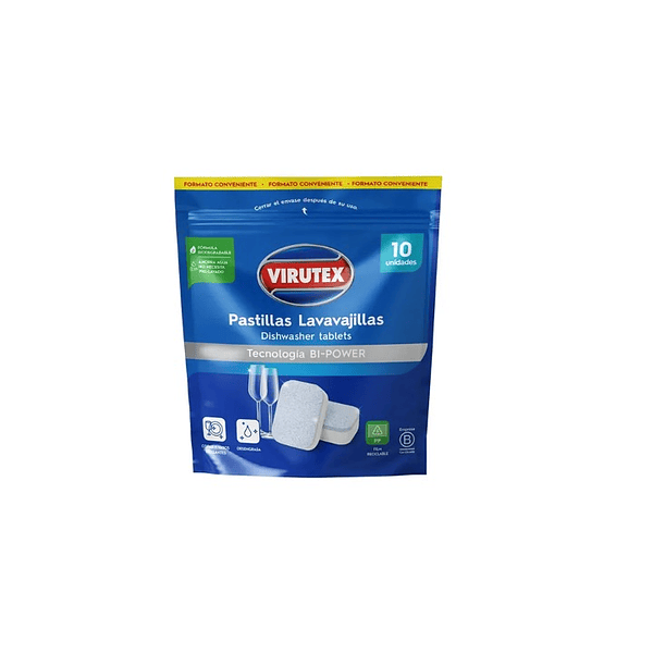 Lavavajilla Tabletas  10 un - VIRUTEX
