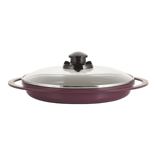 GRILL C/TAPA 28 CM 1,6 L PARTY VIOLETA ROICHEN