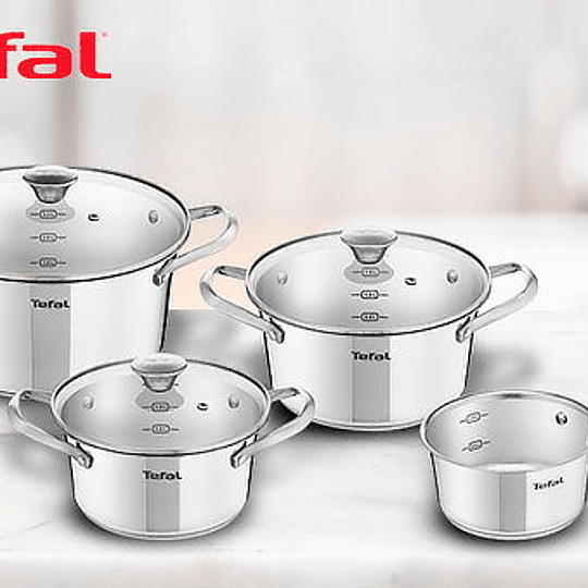 Bateria de cocina Simpleo 7 piezas Tefal