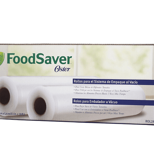 Caja con 2 Rollos para Oster FoodSaver  ROL28