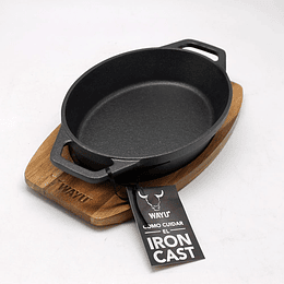 Cacerola Iron Cast Base de Mardera Marca Wayu