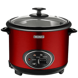 Olla Arrocera Multifuncional Roja Th-38ifr Marca Thomas