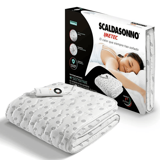 Calienta Cama Individual Scaldasonno Sensitive Marca Imetec