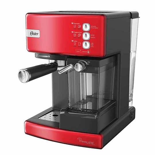  Cafetera De Espresso Oster Primalatte Bvstem6603b Roja