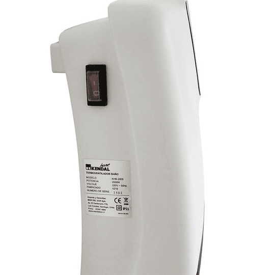 Termoventilador Para el Baño KHB-2005 Marca Kendal