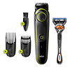 Corta Pelo Trimmer Bt3241 Black Braun