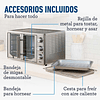 Horno con freidora de aire Oster de 42 litros de puertas estilo francés TSSTTVFDMAF