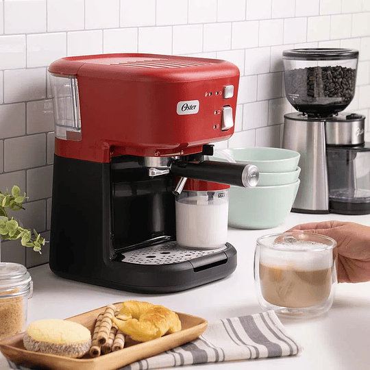 Cafetera para espresso Oster BVSTEM5501R ROJO