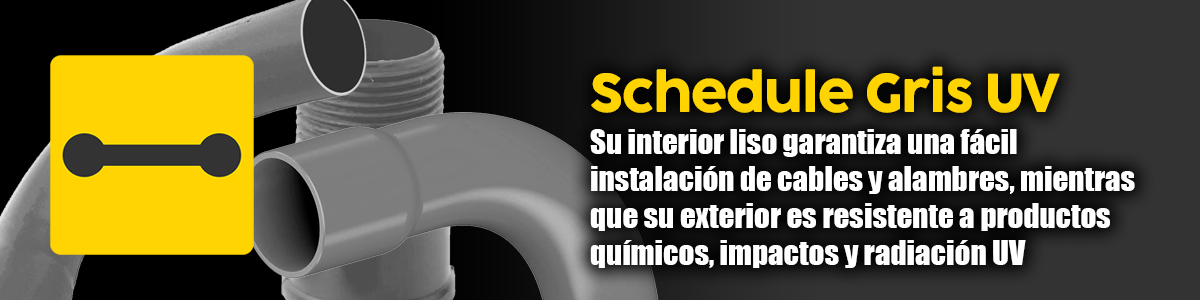 Línea Schedule Gris UV