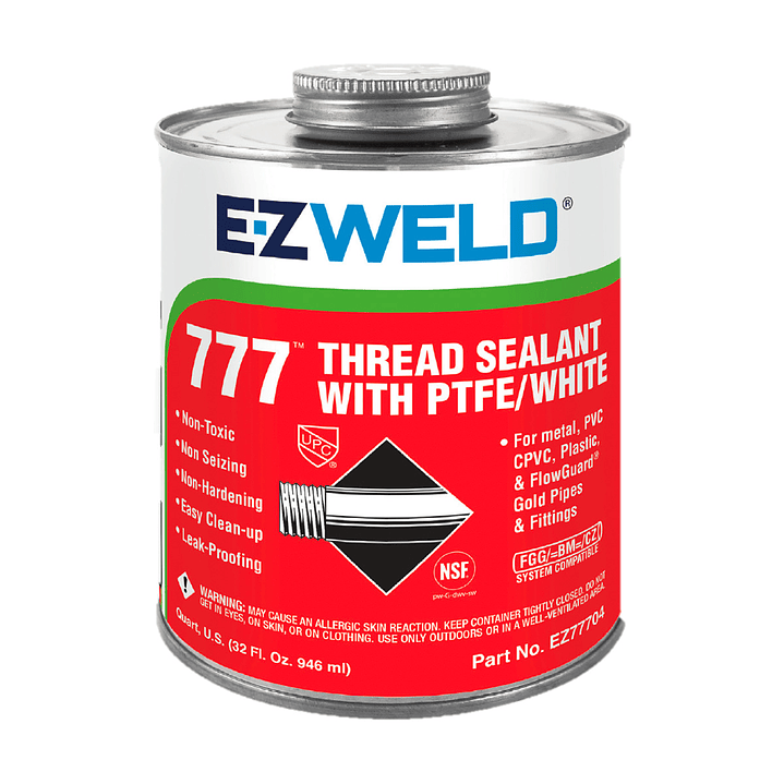 EZ-WELD 777 - Teflón Líquido para sello de Roscas e hilos 1